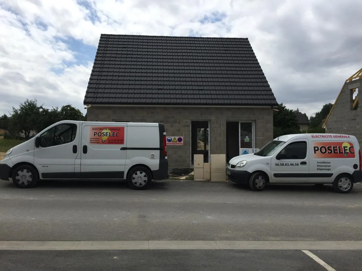 Accueil Chantier POSELEC en maison neuve